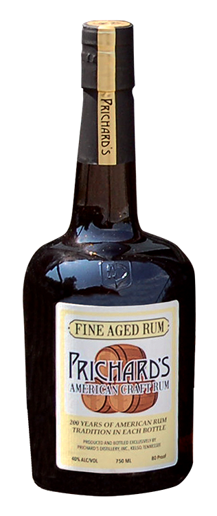 fine rum bottle